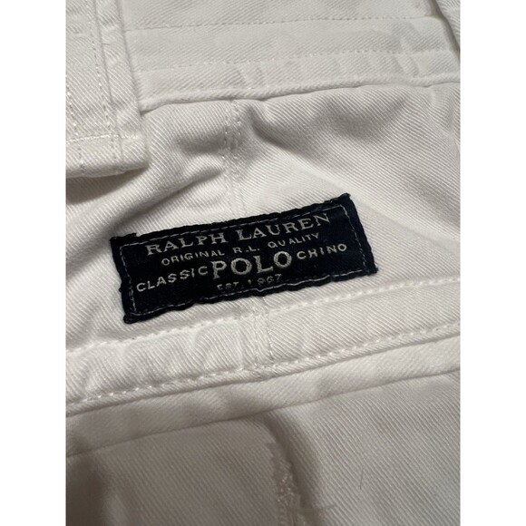 Polo Ralph Lauren Shorts Mens 36 Tall White Cargo Utility Camping Hiking - Picture 9 of 9